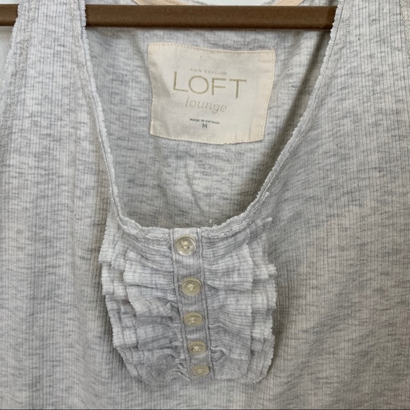 Loft Lounge Ruffle Tank Top - Picture 3 of 4